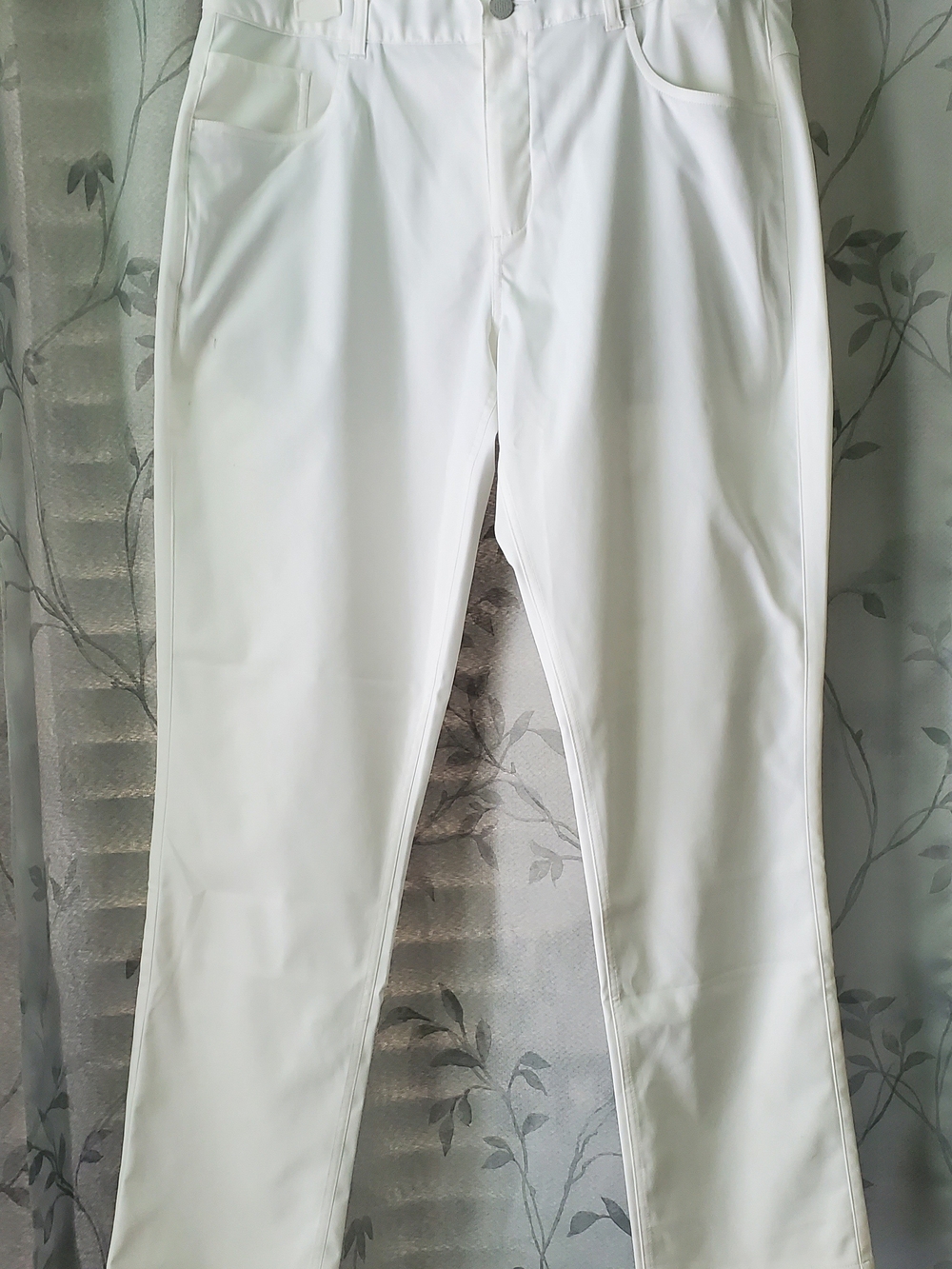 Puma Men's White 5 Pocket Long Golf Pants/34